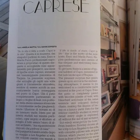 Loft In Tragara, Minima Caprese Vakantiehuis